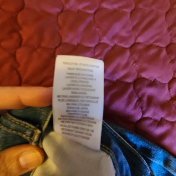 Men's Levi's 505 dark was jeans size 18 29x29 Tall Slender Teen - Picture 4 of 4